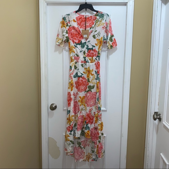 DONATED - NWT Abel the Label Osaka Garden Party Dress, XS, Multicolor Floral - Picture 2 of 4